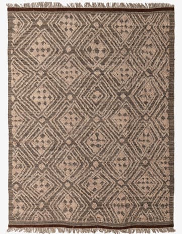 8' x 10' 7 Hand Knotted Darya Wool Rug