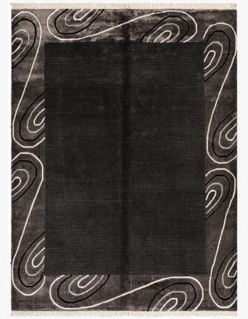 4' 11 x 6' 7 Hand Knotted Darya Wool Rug