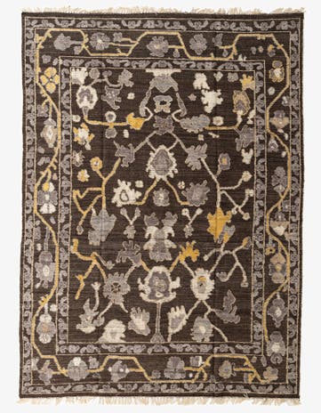 9' 2 x 12' 6 Hand Knotted Darya Wool Rug
