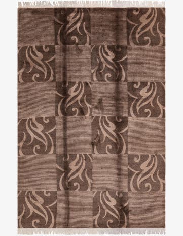 6' 8 x 10' Hand Knotted Darya Wool Rug