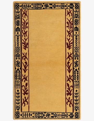 2' 4 x 4' 2 Hand Knotted Darya Wool Rug