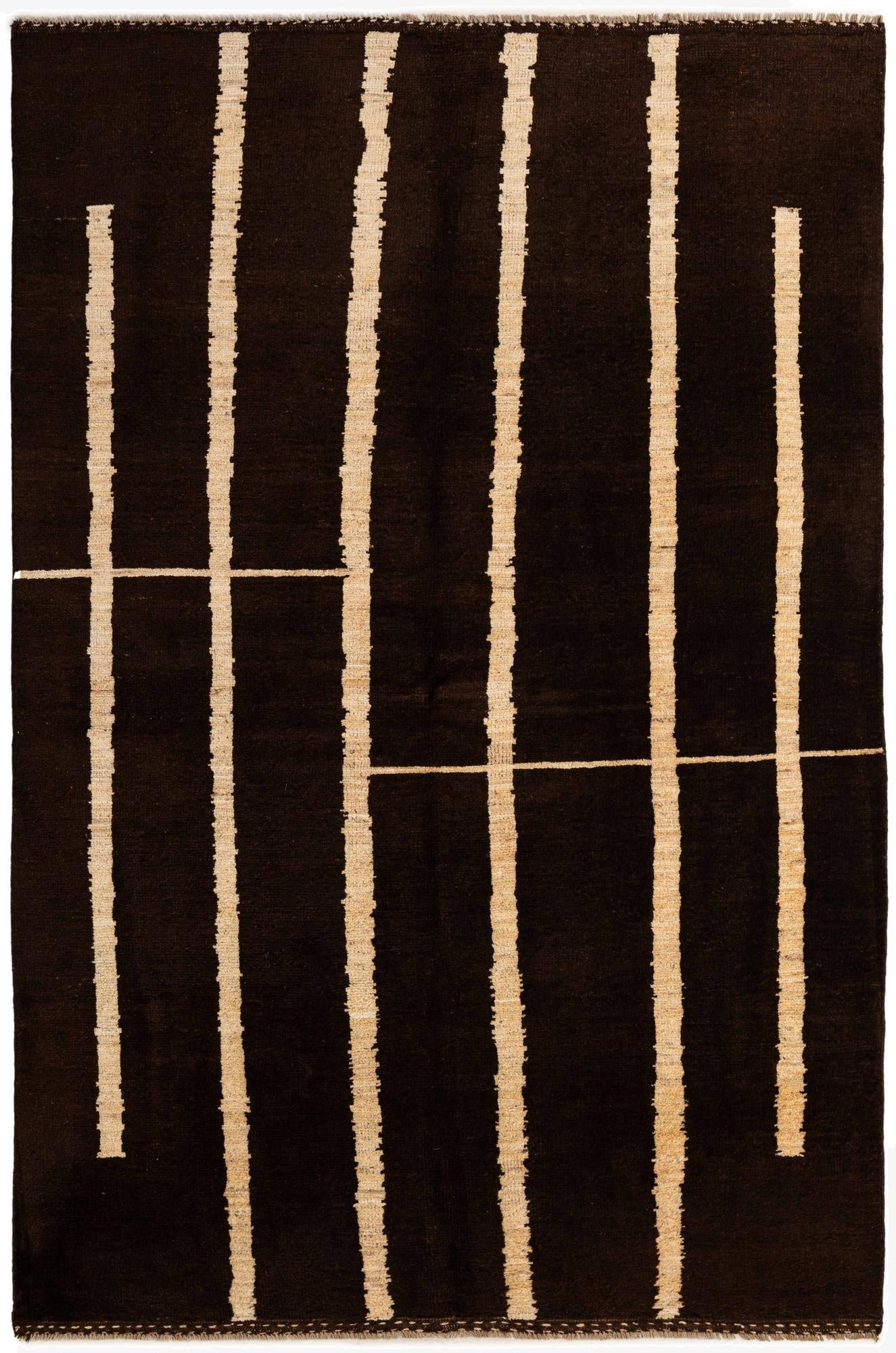 5' 3 x 7' 9  Hand Knotted Darya Wool Rug