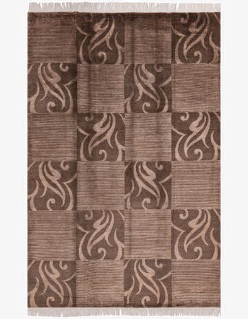 6' 8 x 10' Hand Knotted Darya Wool Rug