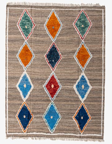 8' 2 x 10' 8 Hand Knotted Darya Wool Rug