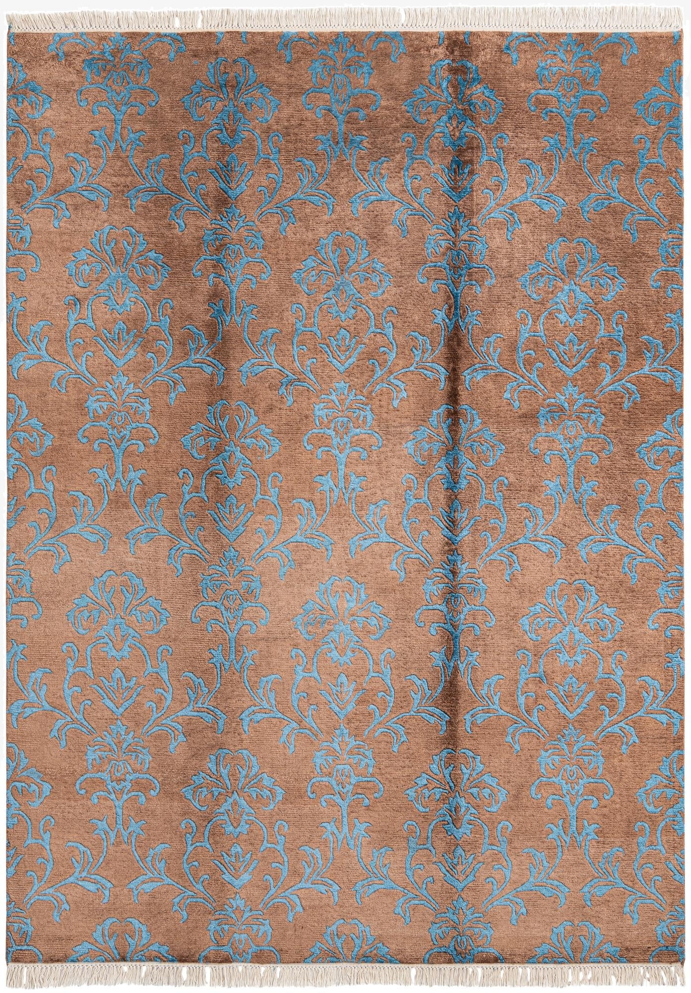 5' 7 x 7' 10  Hand Knotted Darya Wool Rug