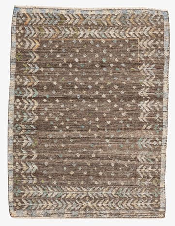 5' 2 x 6' 8 Hand Knotted Darya Wool Rug