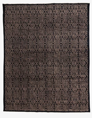 12' 7 x 15' 6 Hand Knotted Darya Wool Rug