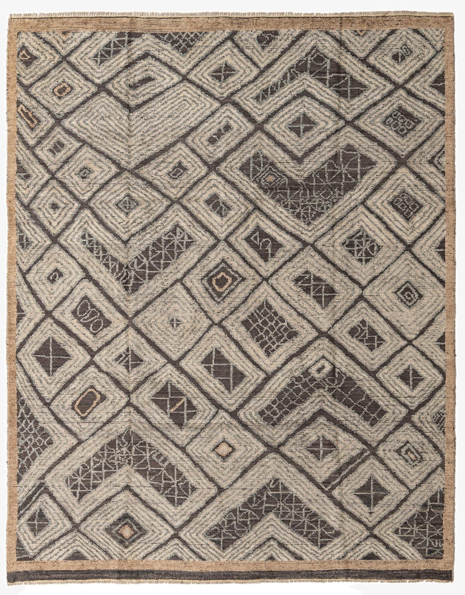 8' x 10' 4  Hand Knotted Darya Wool Rug