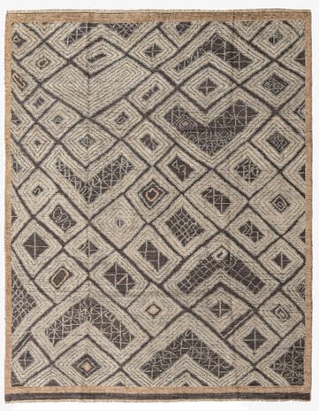 8' x 10' 4 Hand Knotted Darya Wool Rug