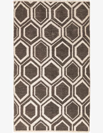 3' 6 x 6' Hand Knotted Darya Rug