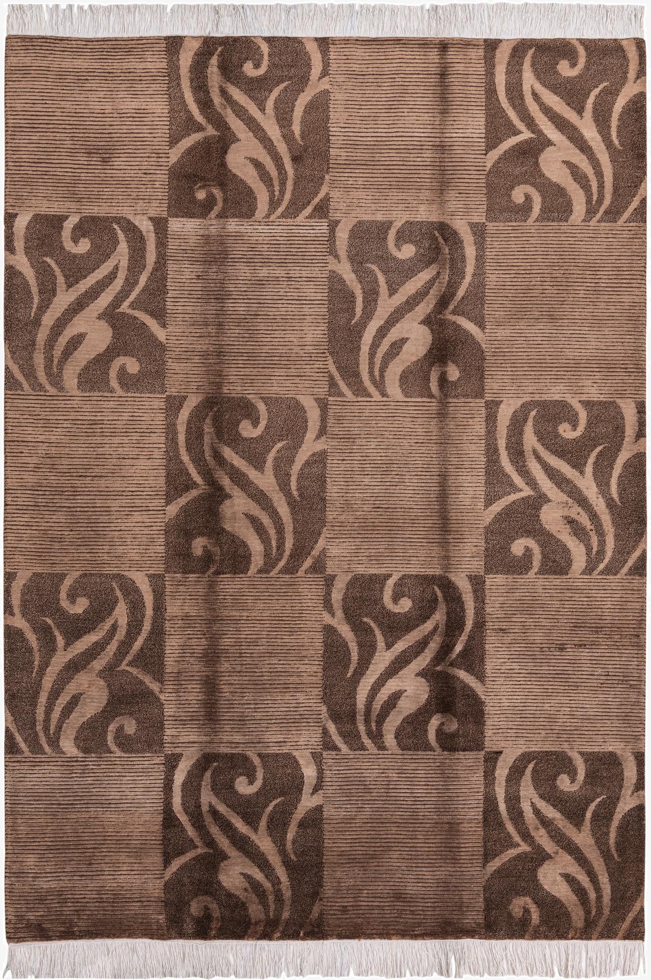 5' 9 x 7' 10  Hand Knotted Darya Wool Rug