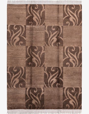 5' 9 x 7' 10 Hand Knotted Darya Wool Rug