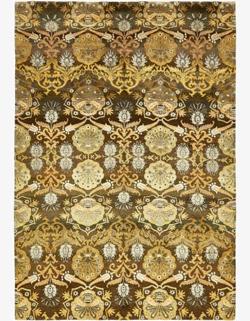 5' 8 x 8' 3 Hand Knotted Darya Rug