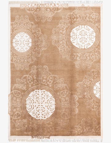 5' 7 x 7' 11 Hand Knotted Darya Wool Rug