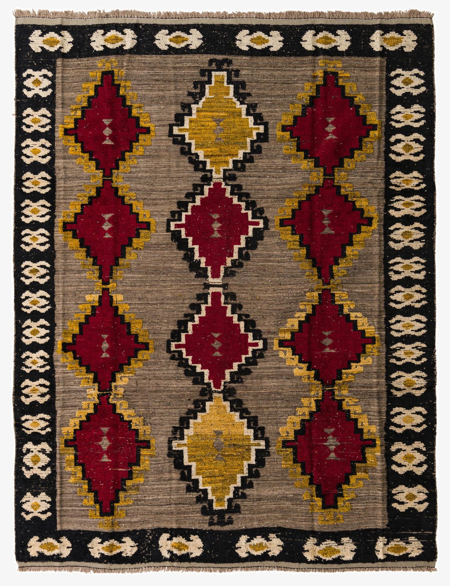 8' x 10' 5  Hand Knotted Darya Wool Rug