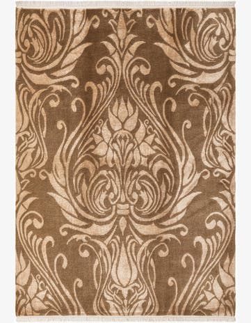 5' 7 x 7' 10 Hand Knotted Darya Wool Rug