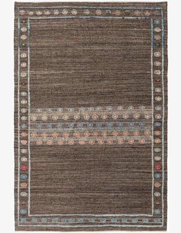 6' 6 x 9' 5 Hand Knotted Darya Wool Rug
