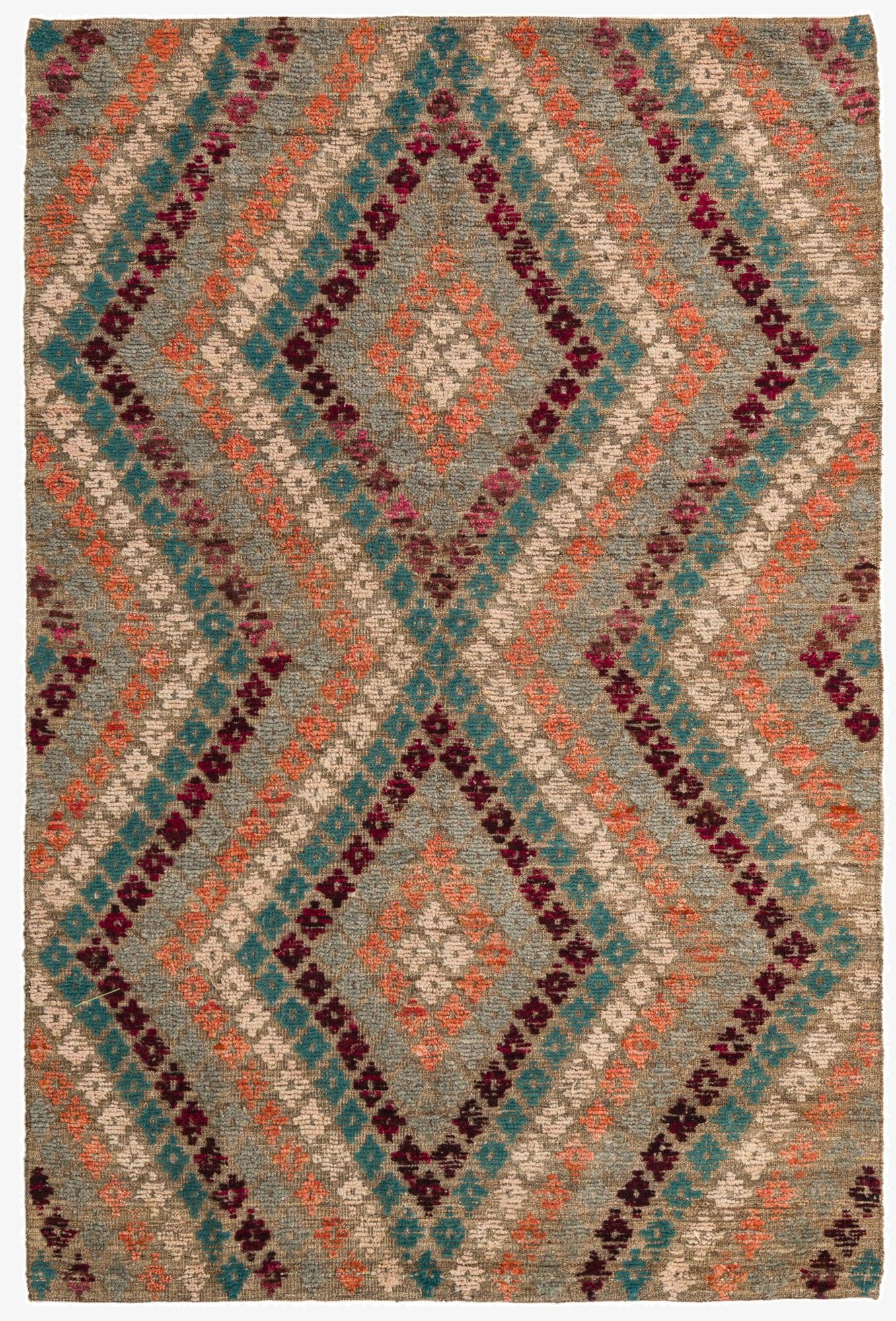 5' 7 x 8' 4  Hand Knotted Darya Wool Rug