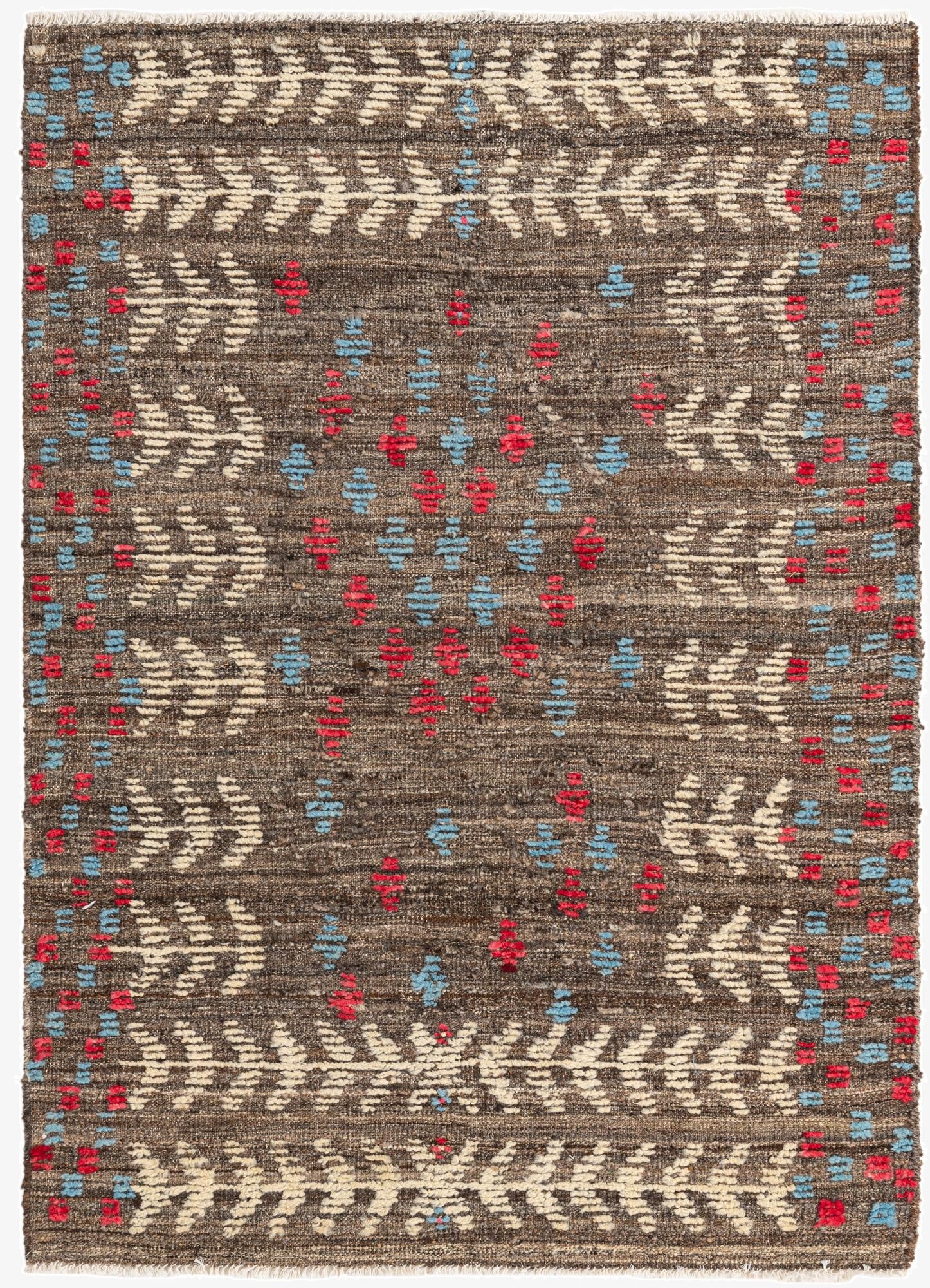 4' 3 x 6'  Hand Knotted Darya Wool Rug