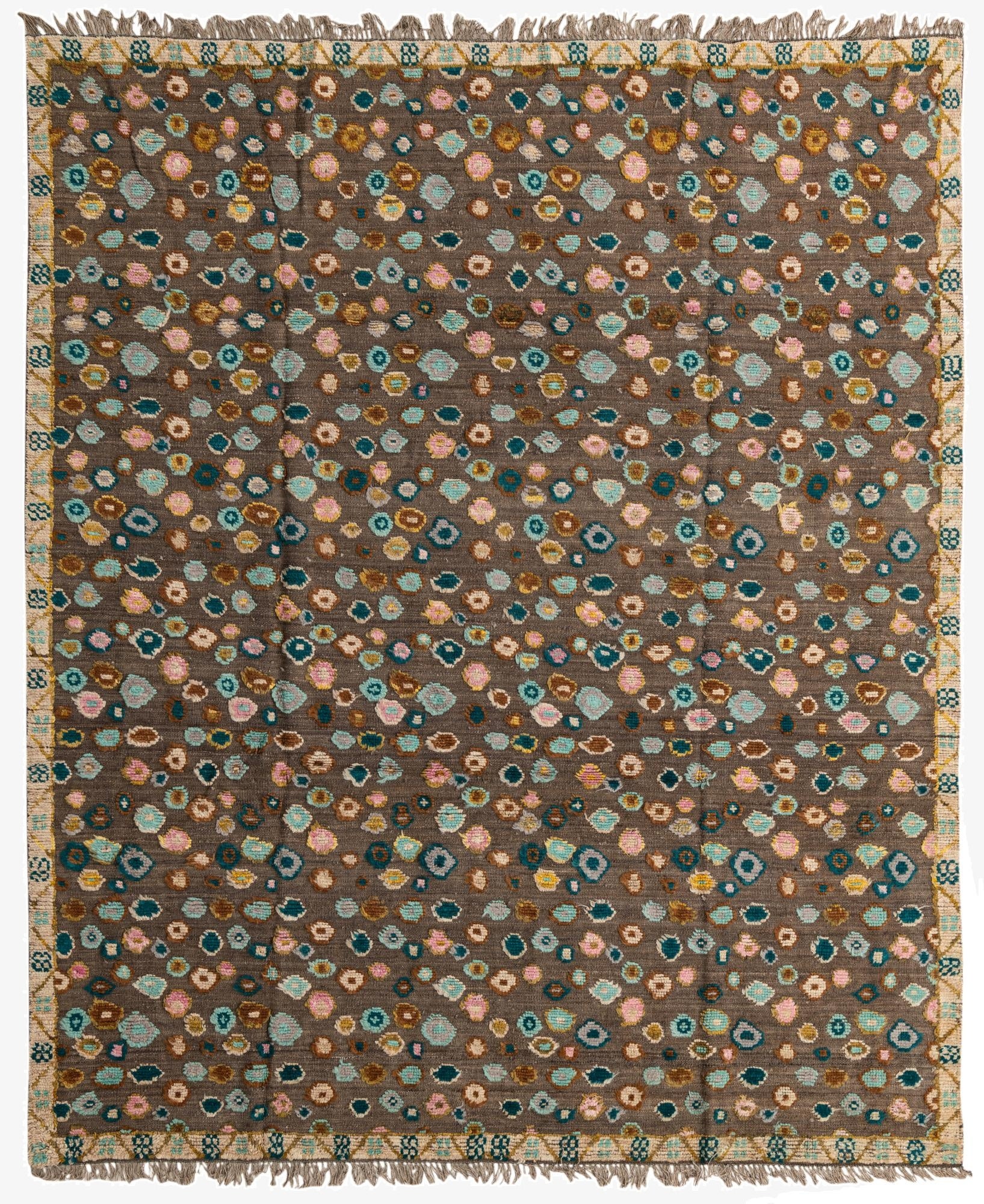 8' 3 x 9' 10  Hand Knotted Darya Wool Rug