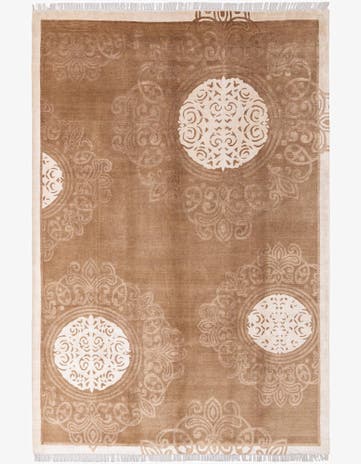 6' 11 x 10' 2 Hand Knotted Darya Wool Rug