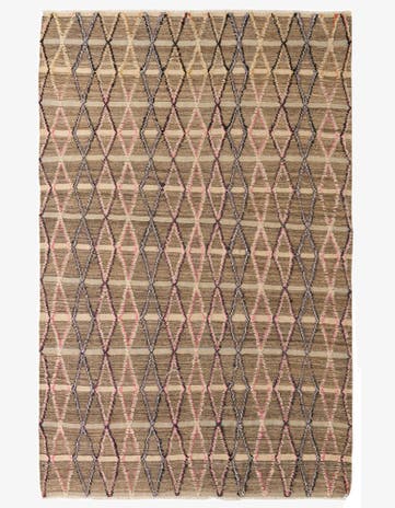 6' 5 x 10' Hand Knotted Darya Wool Rug