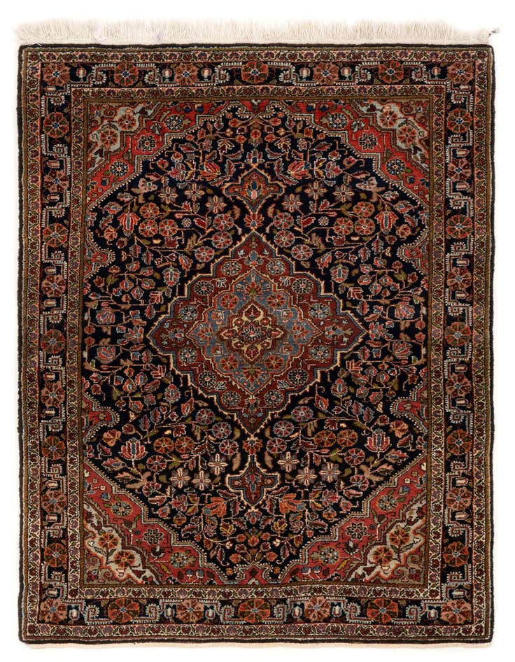 Detail image of 3' 7 x 5' 3 Hand Knotted Djosan Persian Wool Rug