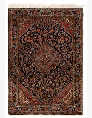 3' 7 x 5' 3 Hand Knotted Djosan Persian Wool Rug
