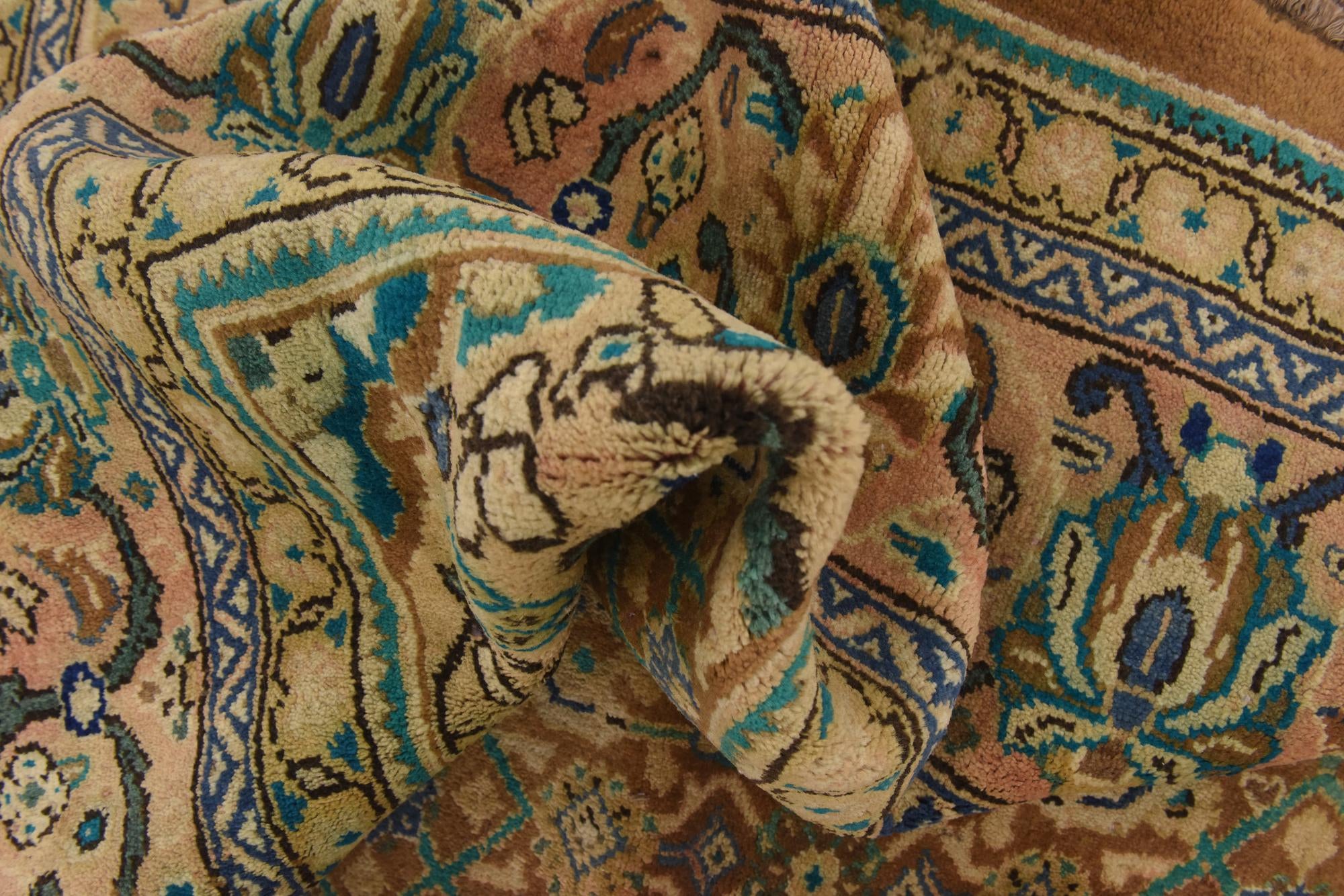 9' 6 x 13' Hand Knotted Farahan Persian Wool Rug