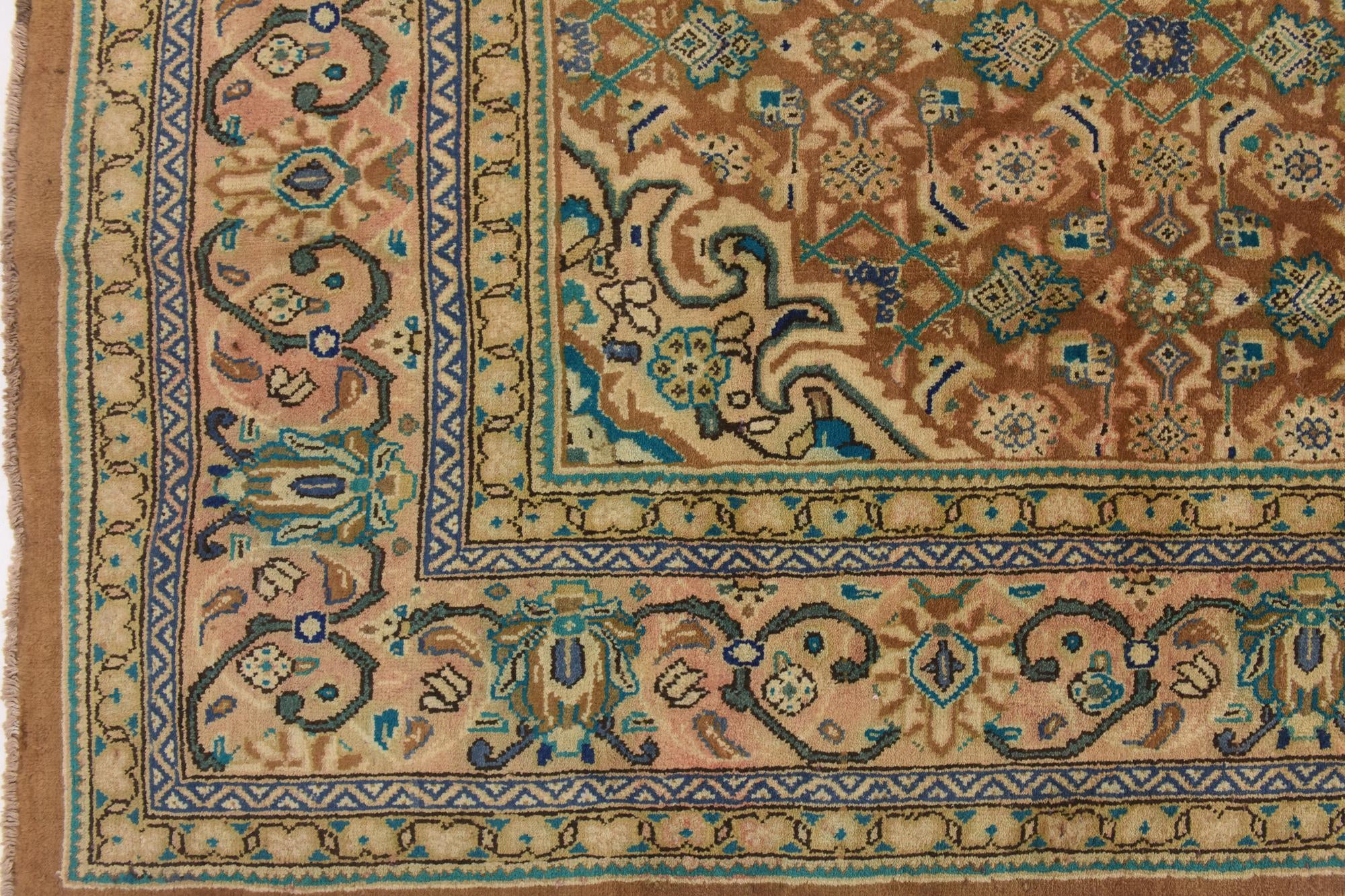 9' 6 x 13' Hand Knotted Farahan Persian Wool Rug