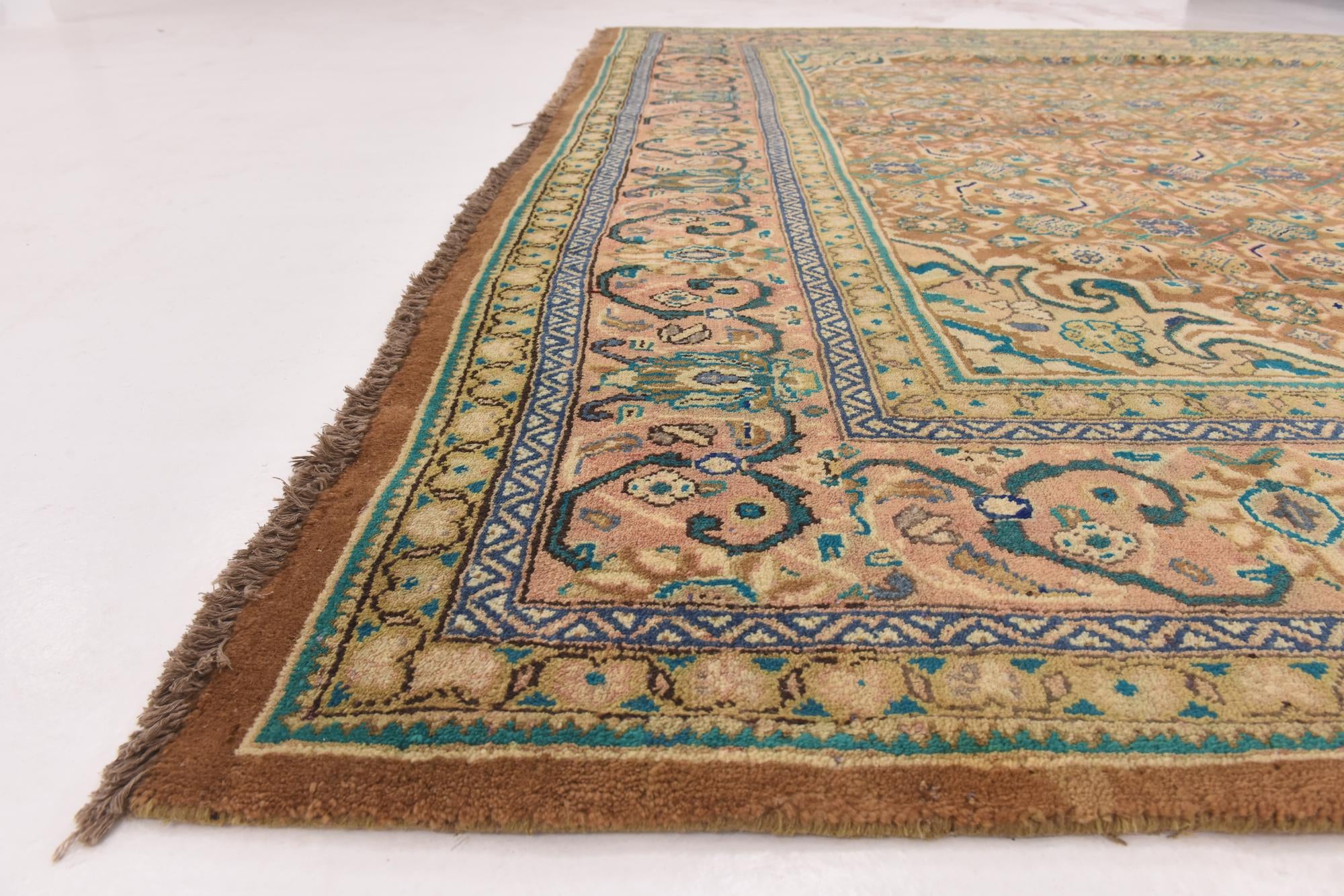 9' 6 x 13' Hand Knotted Farahan Persian Wool Rug