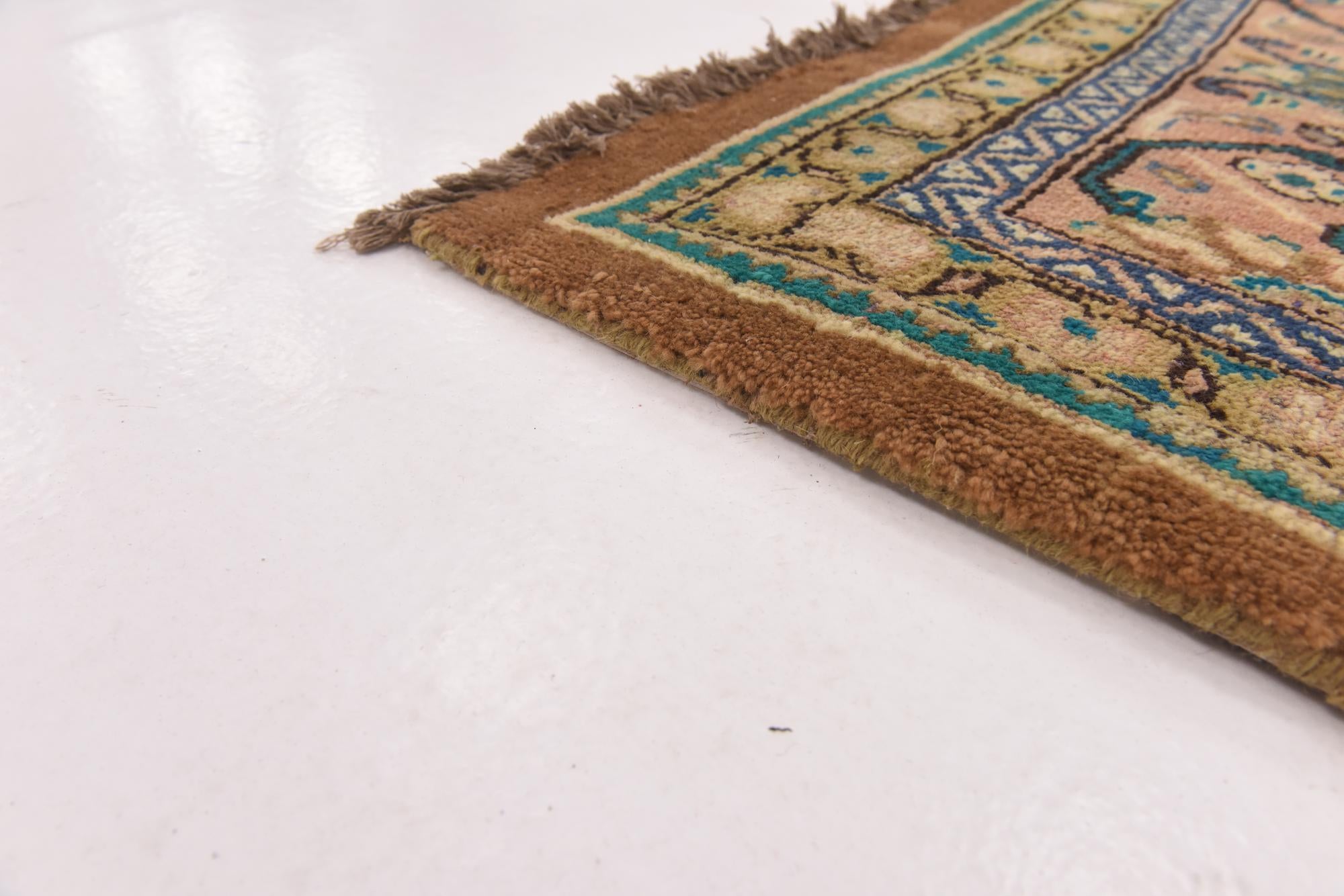 9' 6 x 13' Hand Knotted Farahan Persian Wool Rug