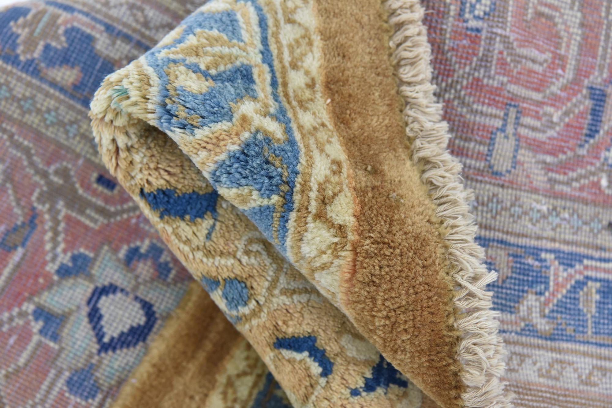9' 10 x 13' Hand Knotted Farahan Persian Wool Rug