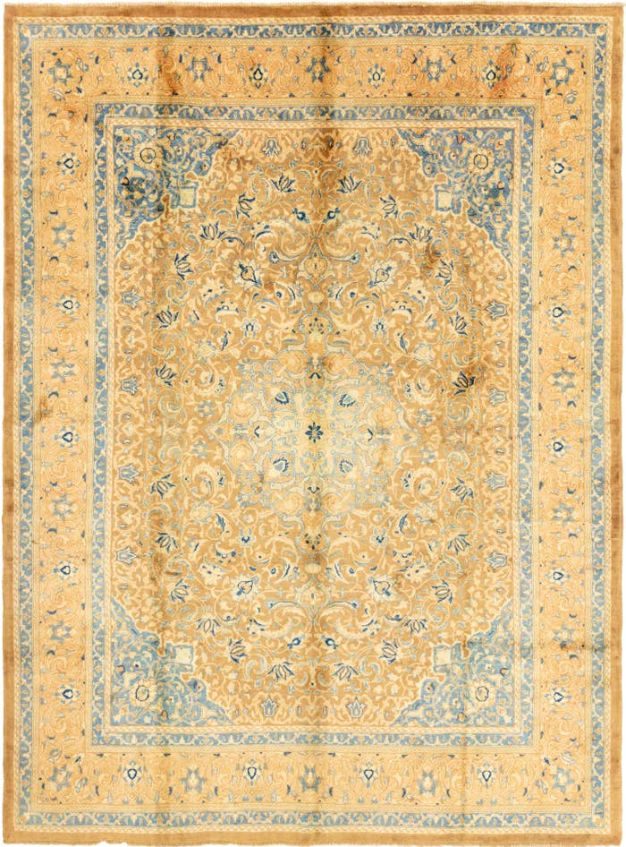 Detail image of 9' 10 x 13' Hand Knotted Farahan Persian Wool Rug