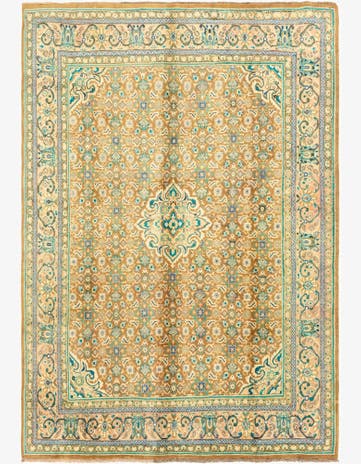 9' 6 x 13' Hand Knotted Farahan Persian Wool Rug
