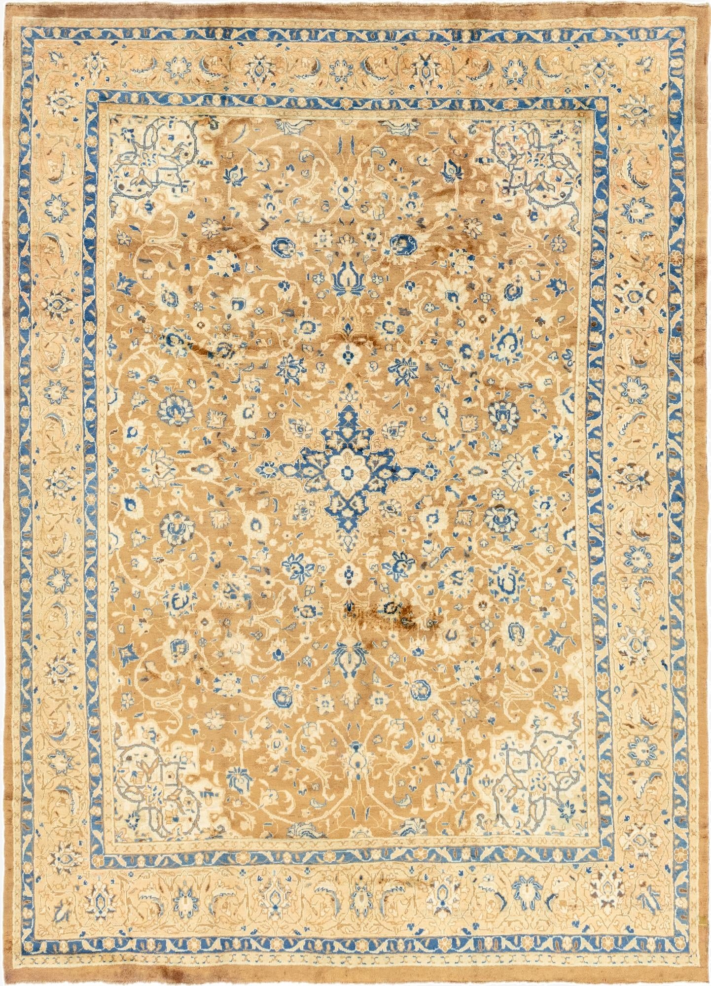 9' 10 x 13' 3  Hand Knotted Farahan Persian Wool Rug
