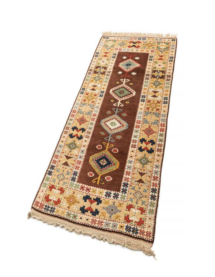 Detail image of 3' 7 x 6' 4 Hand Knotted Fars Wool Rug