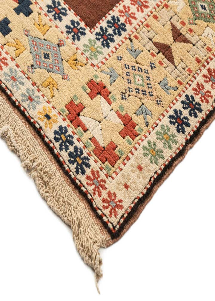 3' 7 x 6' 4 Hand Knotted Fars Wool Rug