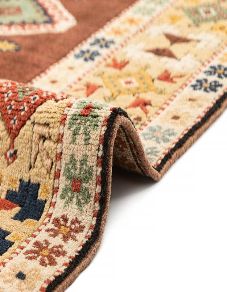 Detail image of 3' 7 x 6' 4 Hand Knotted Fars Wool Rug