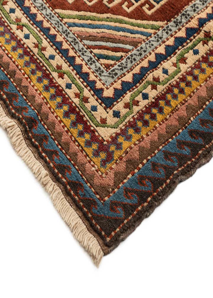 4' 4 x 6' Hand Knotted Fars Wool Rug