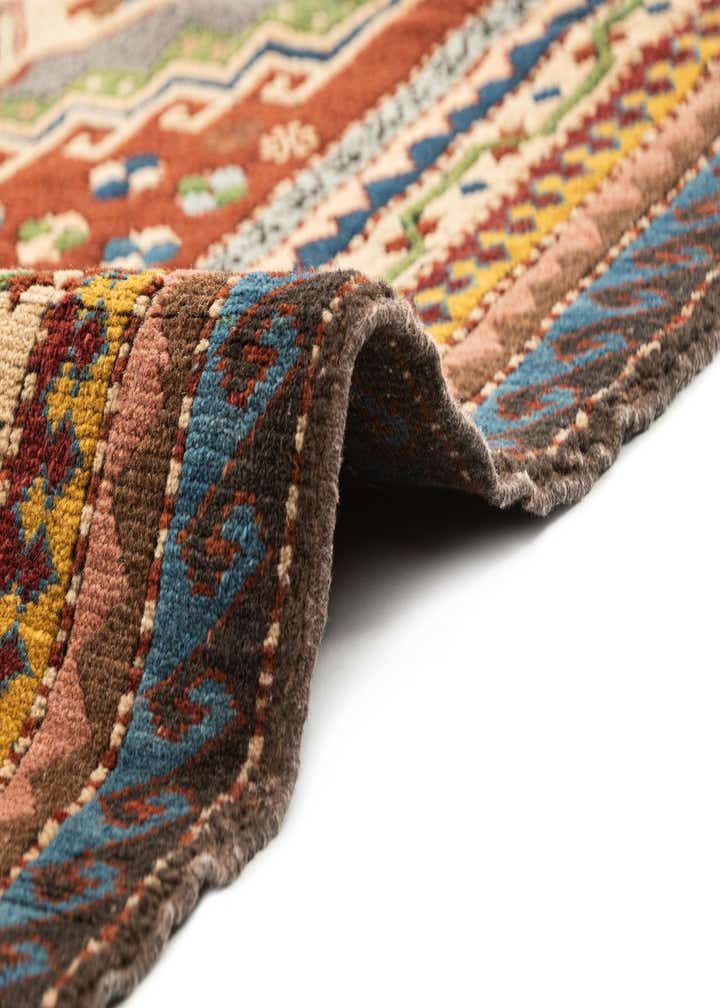 4' 4 x 6' Hand Knotted Fars Wool Rug