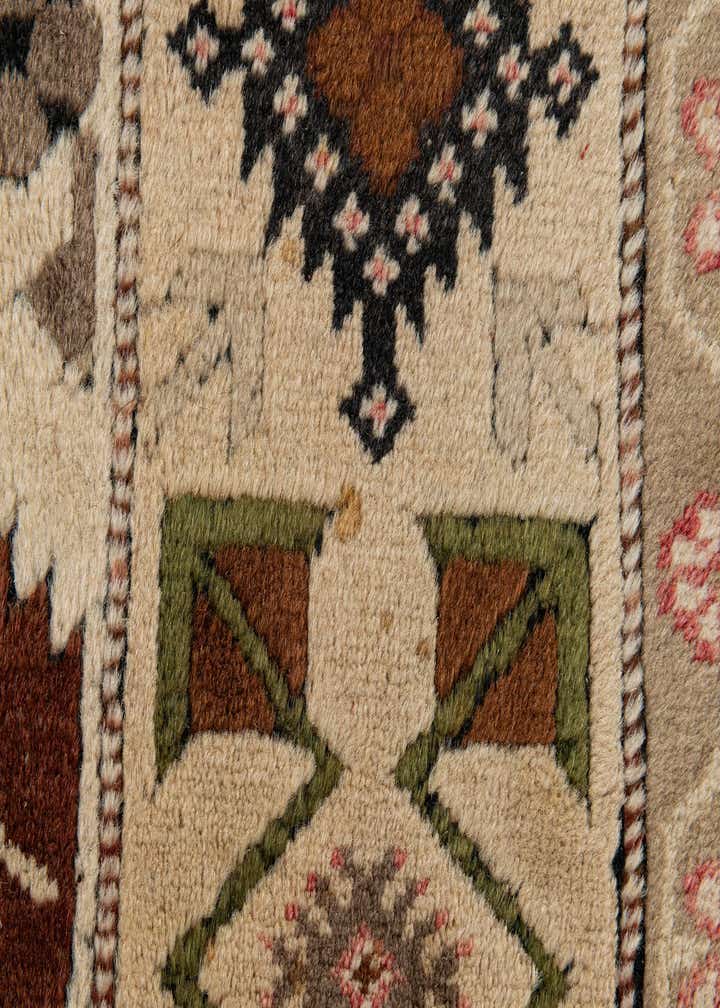 3' 5 x 6' 8 Hand Knotted Fars Wool Rug