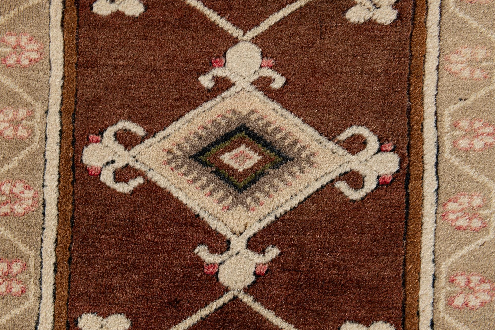 3' 5 x 6' 8 Hand Knotted Fars Wool Rug