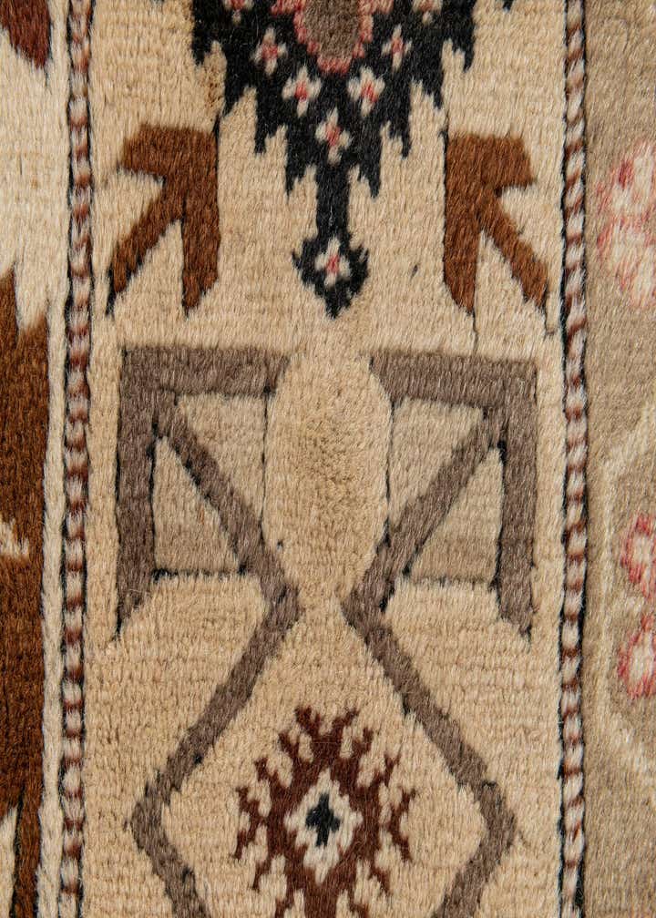 3' 5 x 6' 8 Hand Knotted Fars Wool Rug