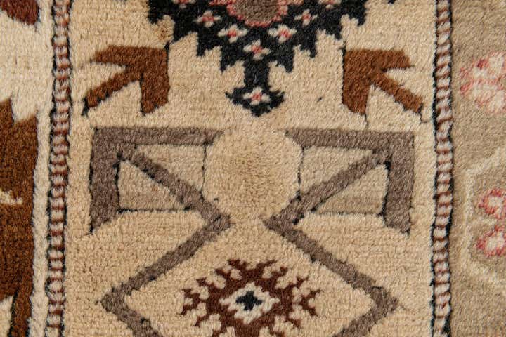 3' 5 x 6' 8 Hand Knotted Fars Wool Rug