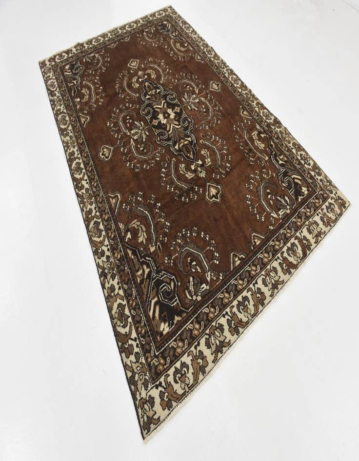 Detail image of 6' x 9' Hand Knotted Ferdos Persian Wool Rug