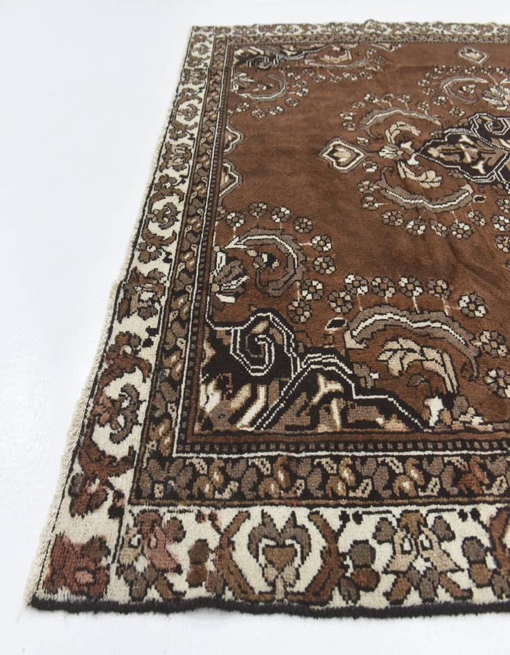 Detail image of 6' x 9' Hand Knotted Ferdos Persian Wool Rug