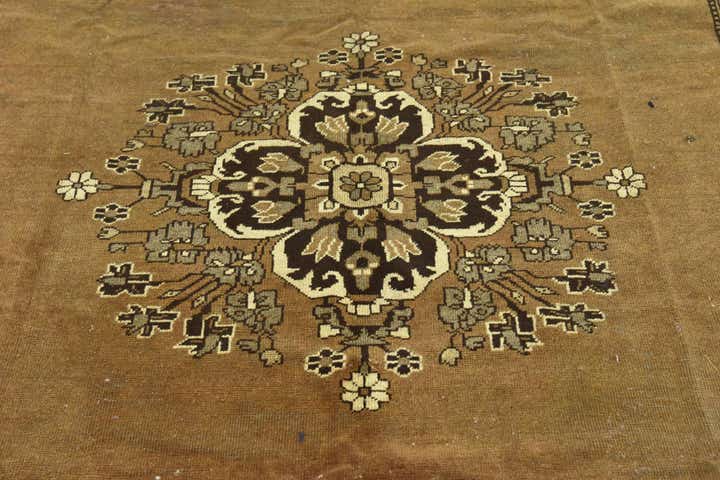 6' 2 x 9' 6 Hand Knotted Ferdos Persian Wool Rug