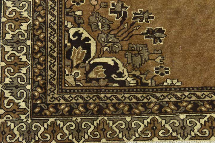 6' 2 x 9' 6 Hand Knotted Ferdos Persian Wool Rug