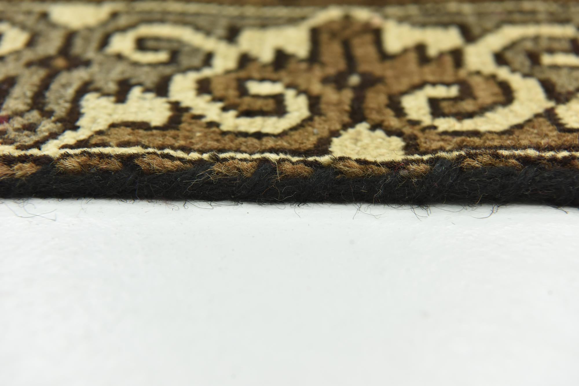 6' 2 x 9' 6 Hand Knotted Ferdos Persian Wool Rug